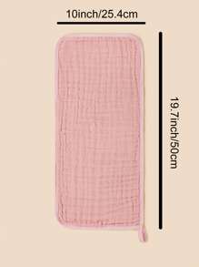 4pcs Solid Color Baby Bib - Multicolor - View 6