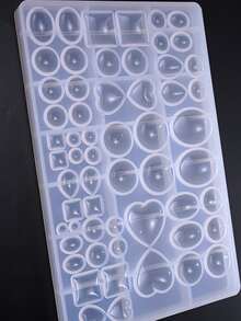 1pc Gemstone Design DIY Silicone Mold - White - View 4