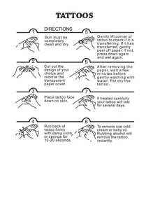 Pegatinas De Tatuajes Temporales Impermeables De Navidad