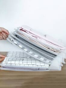 1pc Clear Clothes Folding Board - Clear - View 2