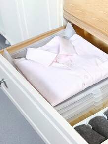 1pc Clear Clothes Folding Board - Clear - View 3