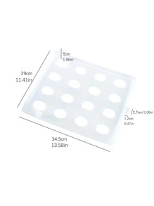 1pc Clear Clothes Folding Board - Clear - View 7