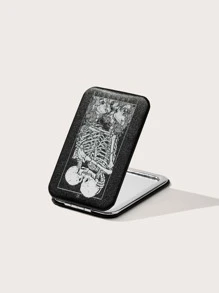 Deniart 骷髅圖案化妝鏡