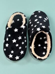 Black Soft-sole Slippers - Black - View 5