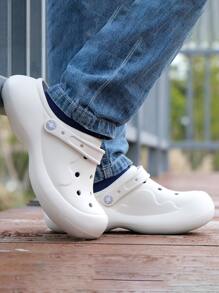 pueenb Zuecos con abertura - Blanco - Ver 3