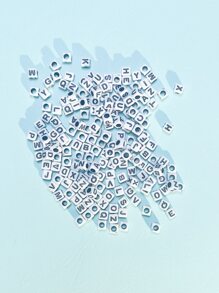 200pcs Letter Detail DIY Bead - Multicolor - View 2