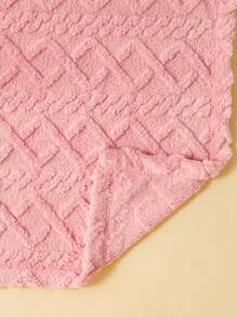 Chăn quấn trẻ em đồng màu - Hồng - Xem 4