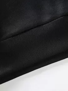 Manfinity Homme Áo nỉ cổ tròn tay dài họa tiết hoa và chữ Nhật dành cho nam, dùng để đi chơi, làm quà tặng cho bạn bè, chồng, bạn trai, mùa thu - màu đen - Xem 6