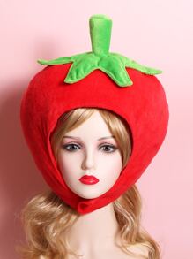 Sombrero disfraz con diseño de tomate - Multicolor - Ver 1