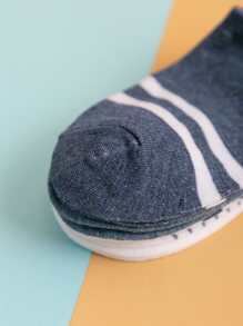 5pairs Striped Pattern Ankle Socks