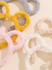 5入組毛茸茸耳朵設計髮箍