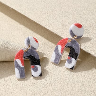 U Design Drop Earrings