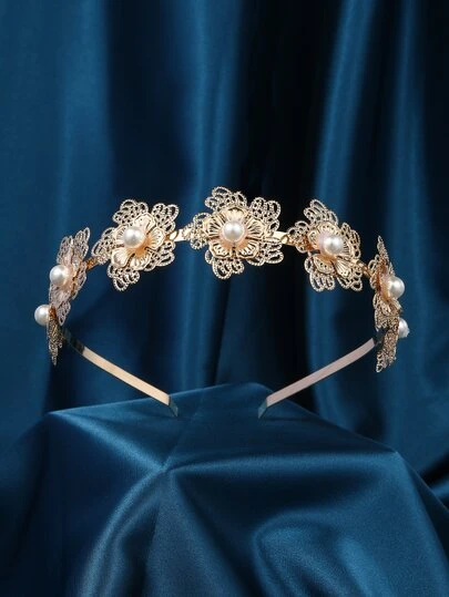 Gold Olive Leaf Vine Headband, Greek Goddess Headpiece, Bridal Wedding Festival Photo Prop Hair Accessories For Women