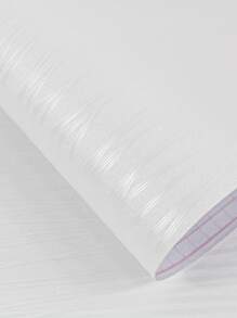 1pc Giấy dán tường hoa văn dòng - trắng - Xem 2