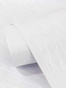 1pc Giấy dán tường hoa văn dòng - trắng - Xem 4