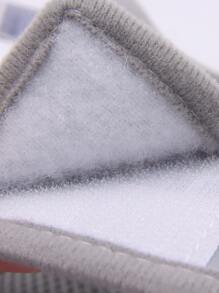 2 cái Kẻ Sọc Mô Hình Dây Căng & Dây Cắn Thú Cưng Bộ - Màu Xám nhạt - Xem 4