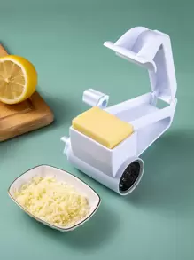 1 pieza Rallador de queso portátil - Blanco - Ver 1
