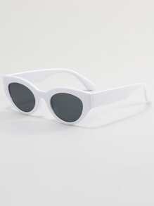 Gafas de sol de ojo de gato - Blanco - Ver 1