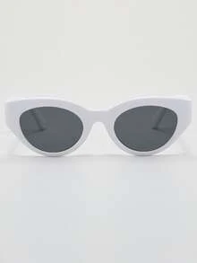 Gafas de sol de ojo de gato - Blanco - Ver 4