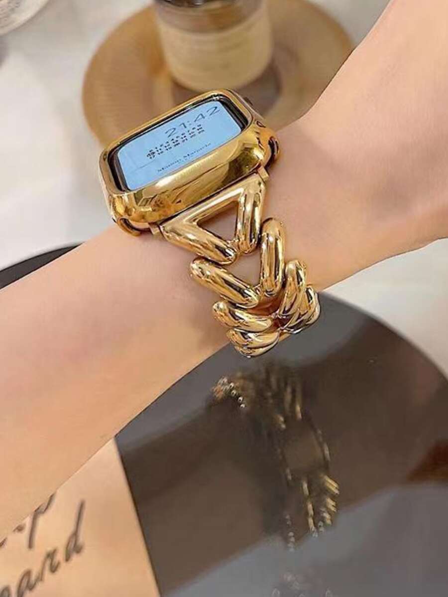 手環錶帶適用於Apple Watch - 金色 - 查看 1