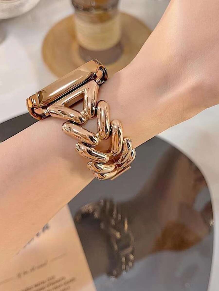 鏤空錶帶適用於Apple Watch - 玫瑰金 - 查看 1