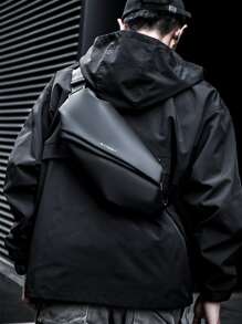 男士腰部字母圖案包