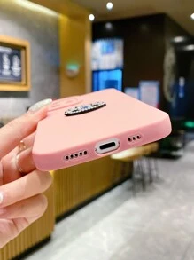 Eye Decor Phone Case - Baby Pink - View 2