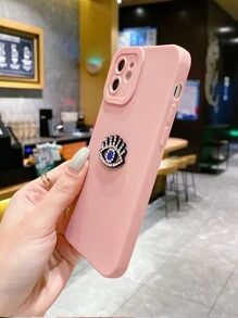 Eye Decor Phone Case - Baby Pink - View 4
