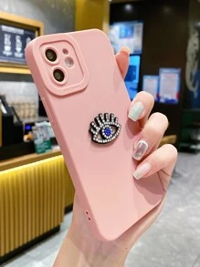 Eye Decor Phone Case - Baby Pink - View 5