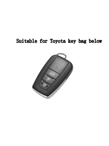 1pc TPU Car Key Case Compatible With Toyota - Multicolor - View 3