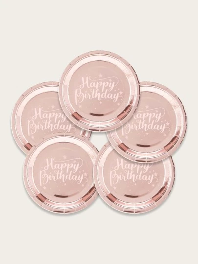 10pcs 7 Inch Birthday Party Disposable Plate