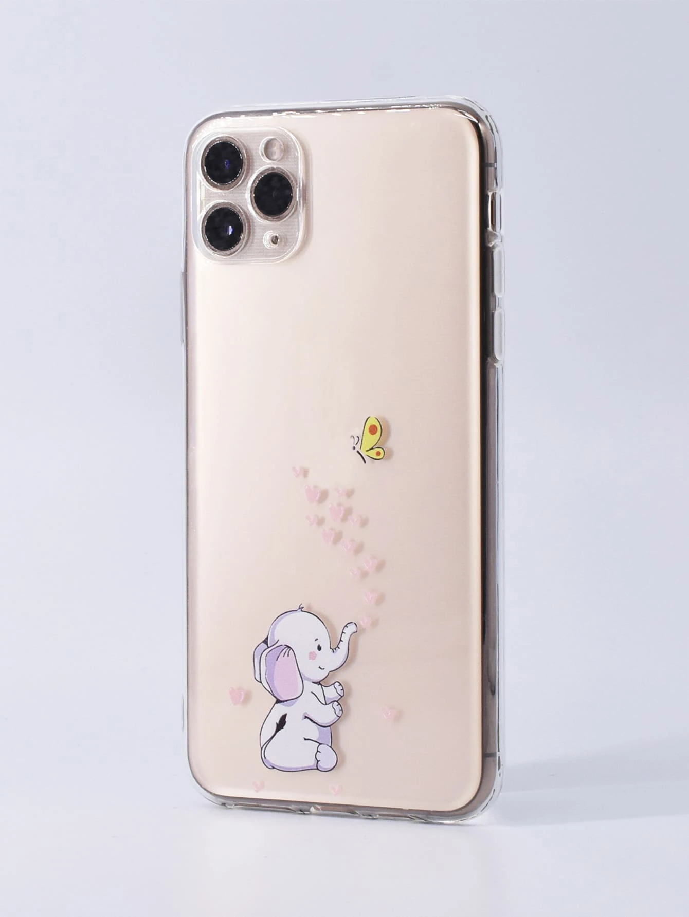 1pc Cartoon Graphic Clear Case Compatible With iPhone