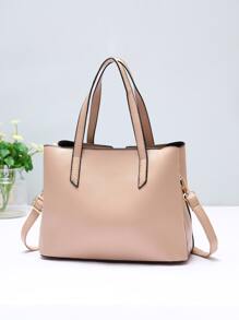 Túi Satchel trang trí hình con bướm, Quà tặng Ngày của Mẹ cho Mẹ - Màu Khaki - Xem 2