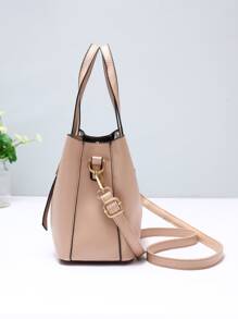 Túi Satchel trang trí hình con bướm, Quà tặng Ngày của Mẹ cho Mẹ - Màu Khaki - Xem 5