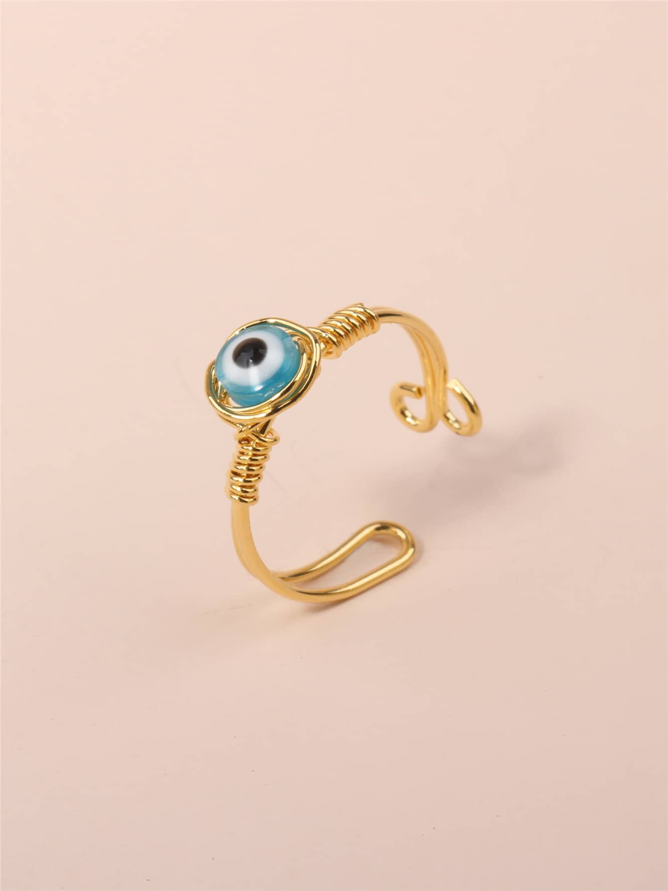 Evil Eye Detail Cuff Ring | SHEIN USA