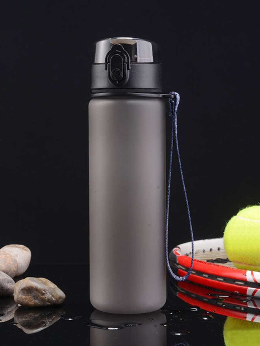 1 pieza Botella de agua portátil - Gris - Ver 1