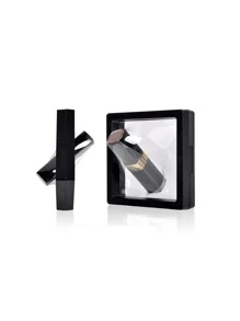 1pc Clear Jewelry Storage Box, Multifunction Jewelry Organizer For Home Back To School - Black - View 5