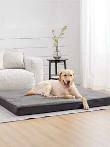 1 pièce Coussin de lit pour chien de taille moyenne à grande, tapis de couchage pour chiot, lit de chat facile à nettoyer