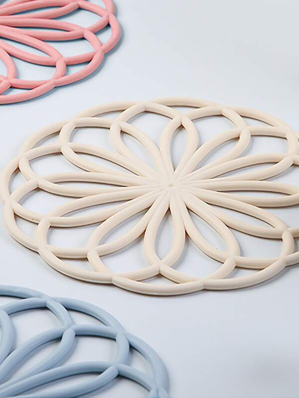 3pcs Flower Design Random Color Potholder