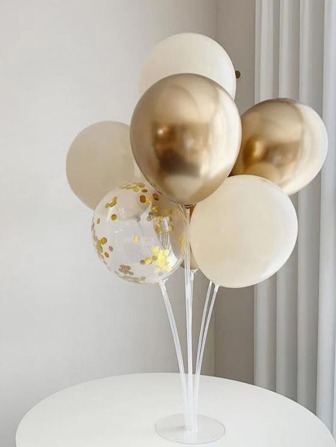 8pcs Party Decorative Balloon, Latex Balloon Decoration For Table