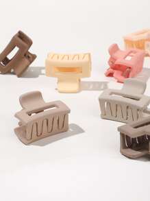 16 piezas Garra de pelo unicolor - Multicolor - Ver 4