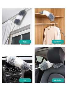 1pc Retractable Dust Brush - Multicolor - View 4