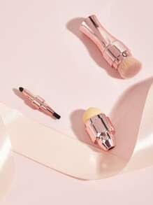 Cọ trang điểm đa năng 4 trong 1, Bộ cọ, Bộ cọ trang điểm, Bộ cọ trang điểm, Bộ trang điểm hoàn chỉnh, Bộ cọ trang điểm, Bộ trang điểm hoàn chỉnh, Bộ cọ, Bộ cọ trang điểm, Bộ quà tặng trang điểm, Bộ - Hoa hồng vàng - Xem 2