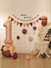 42个数字设计气球和拉旗套装 - 彩色 - 查看 1