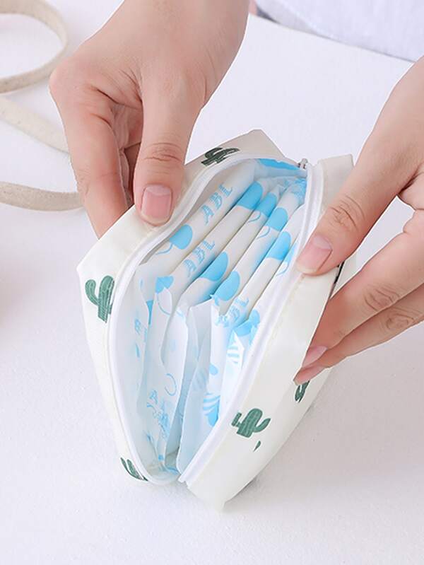 Women Tampon Storage Bag, Sanitary Pad Pouch Napkin Cosmetic Bags
