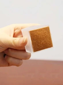 1 pieza Funda transparente mesa pie - Blanco - Ver 2