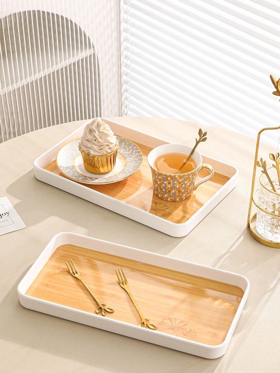 1pc New Creative Minimalist Style Dried Fruit Snack Tray - Multicolor - View 1