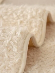 1pc Fluffy Sofa Towel - Beige - View 6