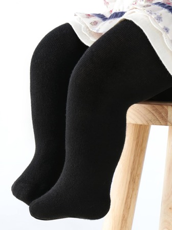 素色嬰兒連褲襪