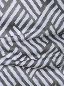 Manfinity Men Geo Print Contrast Collar Polo Shirt - Multicolor - View 5